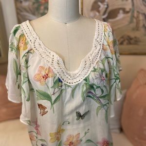 GUC Anthropologie Silk Blouse
